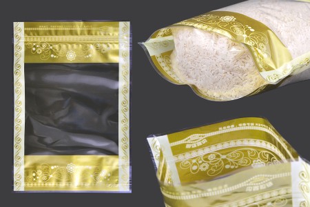 Providna DoyPack kesica sa zip zatvaranjem, zlatnim detaljima i sa mogućnošću termo lepljenja 180x40x260mm - 50kom-slika_proizvoda