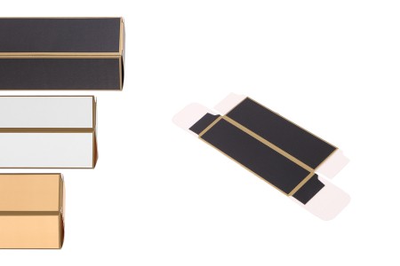 Kartonska kutija 38x38x106mm sa zlatnim ivicama, više boja - 20 kom-grupa_slika