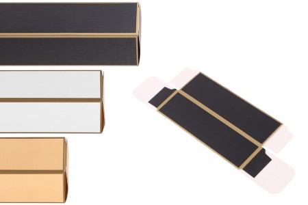 Kartonska kutija 45x45x160mm sa zlatnim ivicama, više boja - 20 kom-grupa_slika