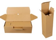 Kutija za pakovanje i slanje od kraft papira 340x120x110 mm (za flašu vina) - 20 kom Kutija za pakovanje i slanje od kraft papira 340x120x110 mm (za flašu vina) - 20 kom