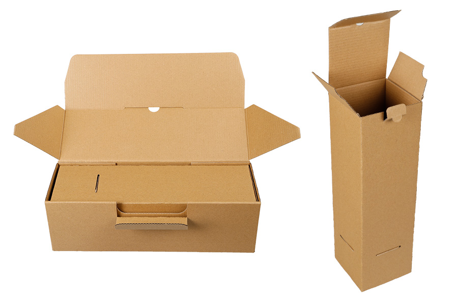 Kutija za pakovanje i slanje od kraft papira 340x120x110 mm (za flašu vina) - 20 kom Kutija za pakovanje i slanje od kraft papira 340x120x110 mm (za flašu vina) - 20 kom