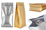 Aluminijumske DoyPack kesice 150x95x325 mm sa ventilom, termo zatvaranjem, otvaranjem sigurnosnom trakom i zip zatvaranjem - 25kom