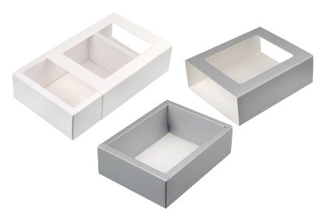 Kartonska kutija za pakovanje 170x130x52 mm na izvlačenje sa prozorom - 12 kom-3