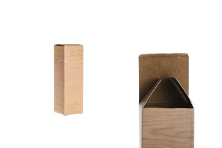 Kartonska kutija 39x39x120mm, u dezenu drveta - 50 kom-1