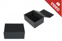 Crna kartonska kutija 185x138x81 mm sa magnetnim zatvaranjem - 12 kom
