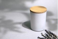 Drveni poklopac sa gumicom za tegle sa unutrašnjim prečnikom grla 61.5 mm