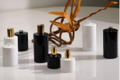Okrugla flašica za parfem 30mL sa 15 mm „Crimp“ sigurnosnim zatvaranjem u beloj ili crnoj boji
