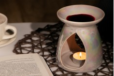 Keramički svećnjak - osveživač prostora, za sveće i ulja