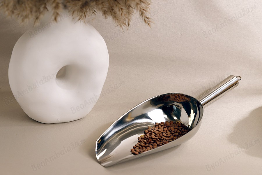 Lopatica od nerđajućeg čelika - dužina 28,8 cm-dimenzije_slike