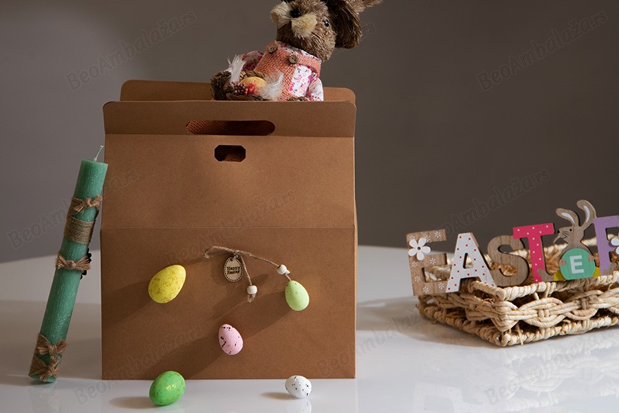Kutija - paket za pakovanje 280x200x280mm od Kraft papira sa čvrstim kartonskim dnom - 20 kom-grupa_slika