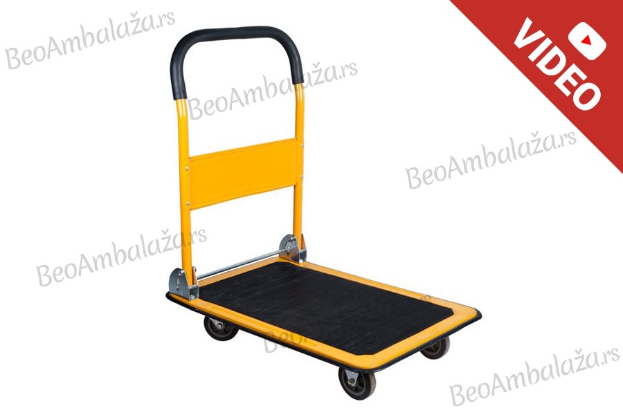 Transportna kolica do 100 kg u žutoj boji