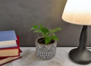 Dekorativna posuda od cementa 102x88 mm - 6 kom Dekorativna posuda od cementa 102x88 mm - 6 kom