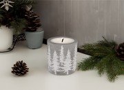 Dekorativna Božićna posuda od cementa 100,5x96 mm - 6 kom