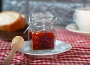 Staklena četvrtasta teglica 100mL sa staklenim poklopcem sa hermetičkim zatvaranjem (žicom i gumicom na poklopcu)