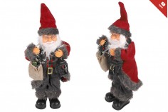 Ukrasni Deda Mraz, pokretni i sa muzikom - visine 40cm
