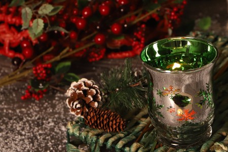 Staklena čašica - svećnjak za svećice, 9x11cm-grupa_slika