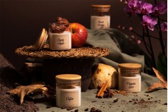 Candy Apple - Aromatična sveća od sojinog voska sa drvenim fitiljem (110gr)