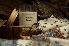 Nocturnal Homme - Aromatična sveća od sojinog voska sa drvenim fitiljem (110gr)