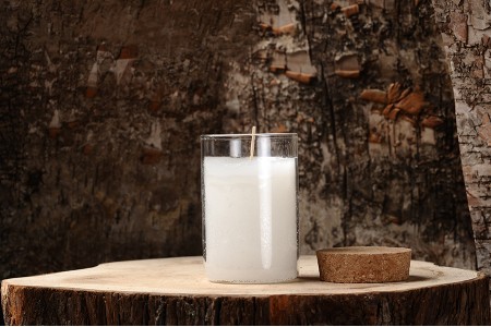 Tegla za sveće bez navoja sa plutanim čepom 200mL-5
