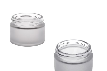 Staklena teglica za kreme 50mL u više boja - bez zatvarača-2