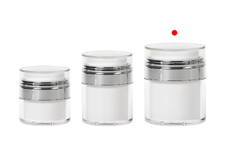 Airless plastična teglica 50mL za kremu sa providnim zatvaračem-grupa_slika