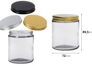 Staklena providna tegla 250mL sa aluminijumskim zatvaračem i unutrašnjom zaptivkom Staklena providna tegla 250mL sa aluminijumskim zatvaračem i unutrašnjom zaptivkom