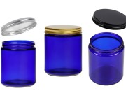 Staklena tegla 250mL u plavoj boji sa aluminijumskim zatvaračem i unutrašnjom zaptivkom Staklena tegla 250mL u plavoj boji sa aluminijumskim zatvaračem i unutrašnjom zaptivkom