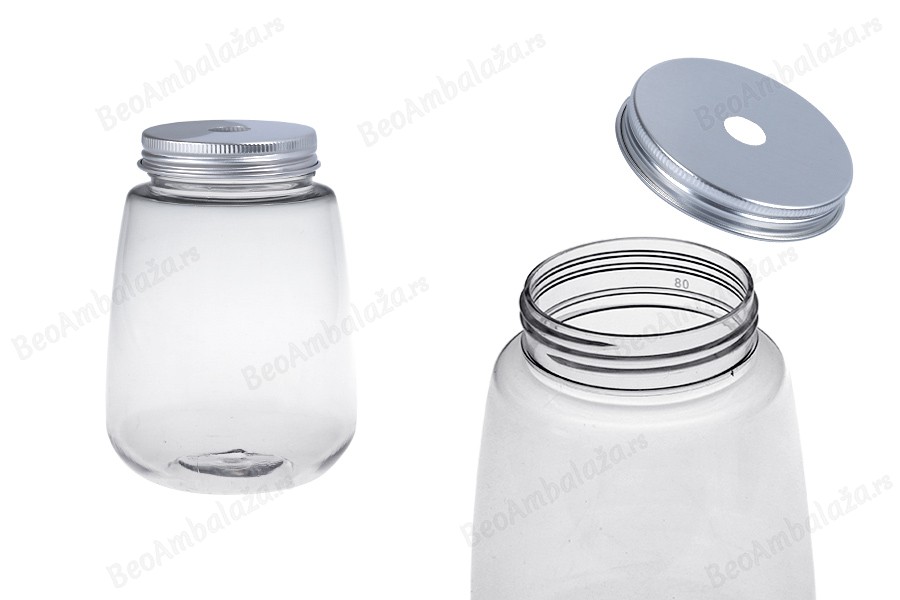 Providna plastična (PET) ambalaža 350 mL sa aluminijumskim zatvaračem (sa rupom za slamčicu) - 6 kom-slika_proizvoda