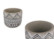 Dekorativna posuda od cementa 102x88 mm - 6 kom Dekorativna posuda od cementa 102x88 mm - 6 kom