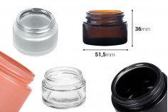 Staklena teglica za kreme 30mL u više boja - bez zatvarača