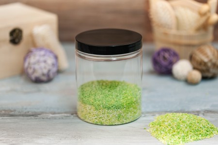 Plastična PET kutija 750mL za soli za kupanje, sa crnim zatvaračem 100x120 mm-grupa_slika