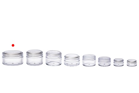 Akrilna providna kutijica 50mL sa providnim zatvaračem - 12 kom-5