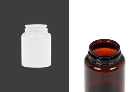 Plastična PET kutijica 100mL za lekove ili kapsule, bez zatvarača - 12 kom-slika_proizvoda