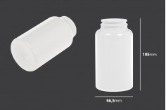 Plastična bela PET kutijica 200mL za lekove ili kapsule - bez zatvarača - 12 kom