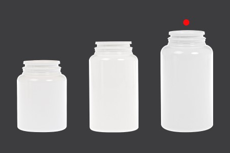 Plastična bela PET kutijica 200mL za lekove ili kapsule - bez zatvarača - 12 kom-grupa_slika