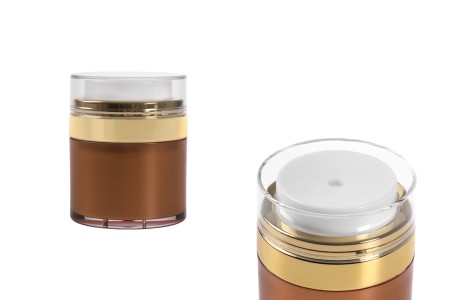 Plastična airless bočica 30mL sa poklopcem u zlatnoj boji-slika_proizvoda