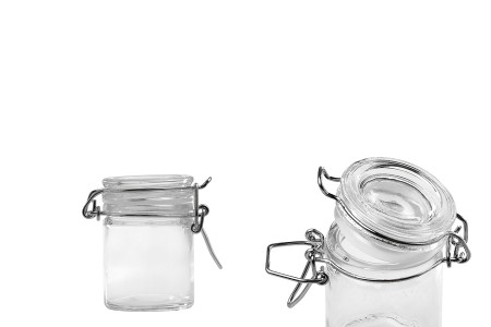 Staklena okrugla teglica 40mL, sa hermetičkim zatvaranjem (žicom i gumicom na poklopcu)-slika_proizvoda