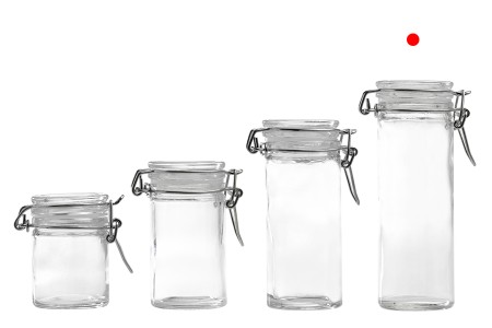 Staklena okrugla tegla 120mL sa staklenim poklopcem i hermetičkim zatvaranjem (žicom i providnom gumicom na poklopcu)-grupa_slika