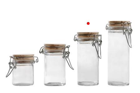 Staklena okrugla tegla 90mL sa drvenim poklopcem sa hermetičkim zatvaranjem (žicom i gumicom na poklopcu)-grupa_slika