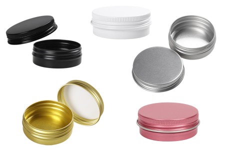 Aluminijumska kutijica 30mL sa unutrašnjom zaptivkom i zatvaračem u više boja - 12 kom-slika_proizvoda