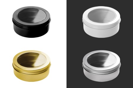 Aluminijumska kutijica 100mL sa prozorom na poklopcu -12 kom-slika_proizvoda