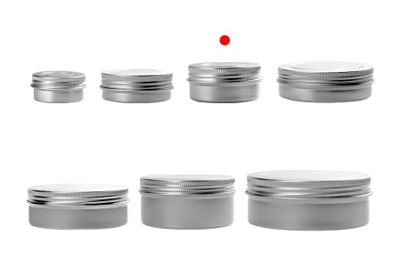 Aluminijumska kutijica 50mL sa prozorom na poklopcu - 12 kom-grupa_slika