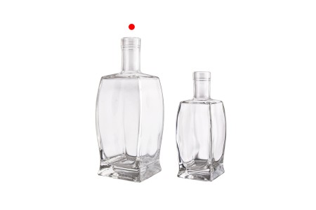 Lepa staklena četvrtasta flaša 500mL, F19-grupa_slika