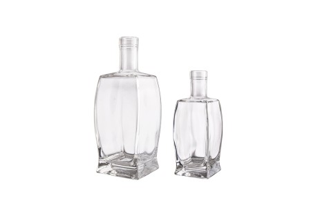 Lepa staklena četvrtasta flaša 500mL, F19-grupa_slika