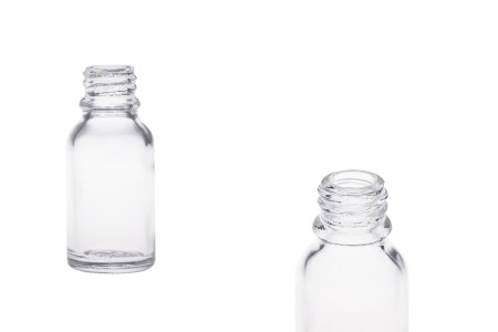 Providna staklena bočica za etarska ulja 15mL, sa grlom PP18 - bez zatvarača-1