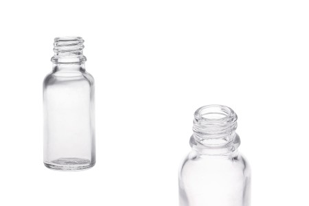 Providna staklena bočica za etarska ulja 20mL, sa grlom PP18 - bez zatvarača-1