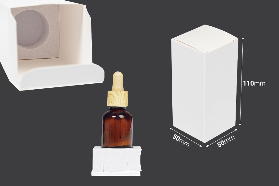 Crna sjajna staklena bočica za etarska ulja 30mL, sa grlom PP18 Crna sjajna staklena bočica za etarska ulja 30mL, sa grlom PP18