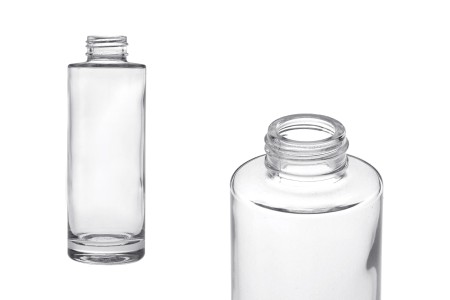 Staklena providna bočica, 100mL, PP24-1