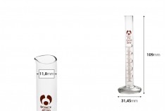 Staklena menzura 5mL