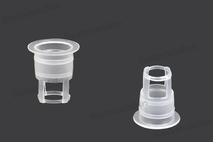 Plastični PE unutrašnji regulator toka prečnika 10,4 mm, za bočice sa grlom PP18 - 50 kom Plastični PE unutrašnji regulator toka prečnika 10,4 mm, za bočice sa grlom PP18 - 50 kom